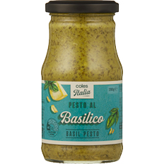 1 jar of Coles Italia Pesto al Basilico 290gm