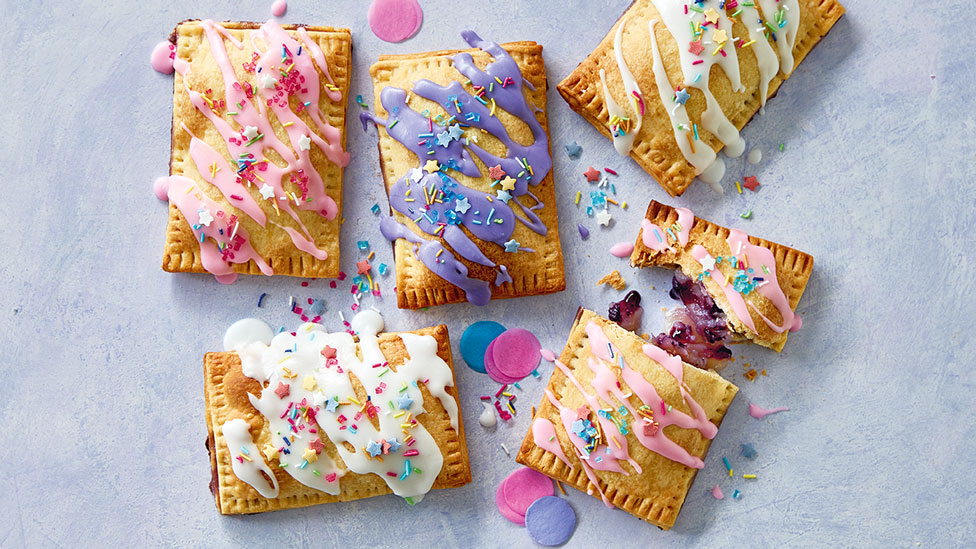 Five apple pop tarts