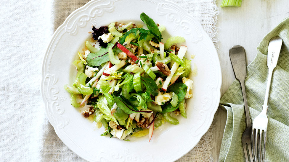 Celery and blue cheese salads