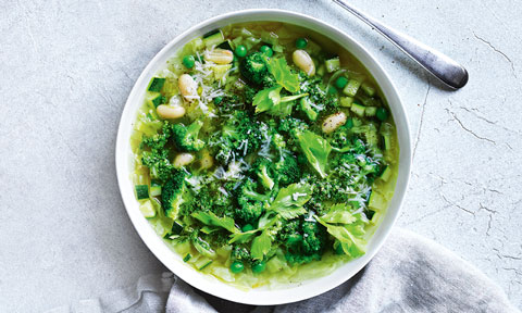 Green minestrone
