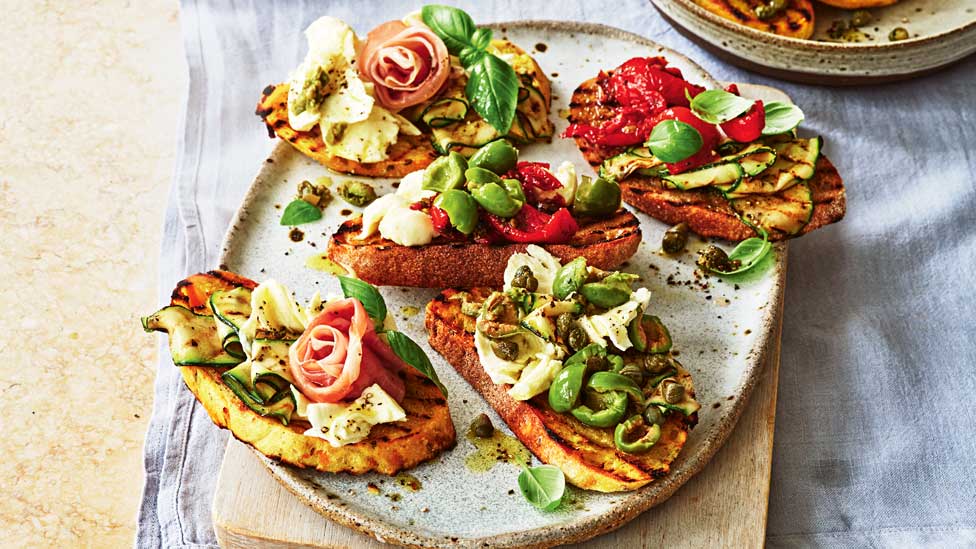 Antipasto bruschetta