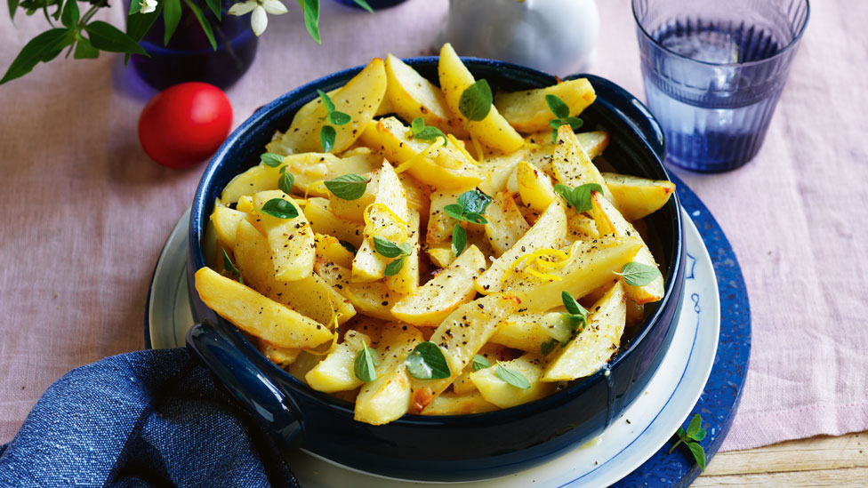 Greek-style lemon potatoes