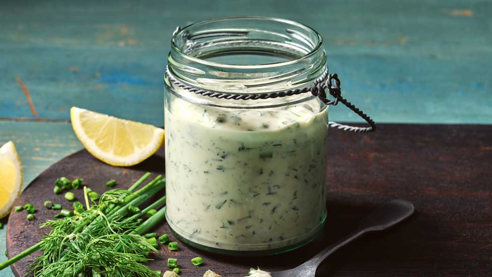 Homemade tartare sauce