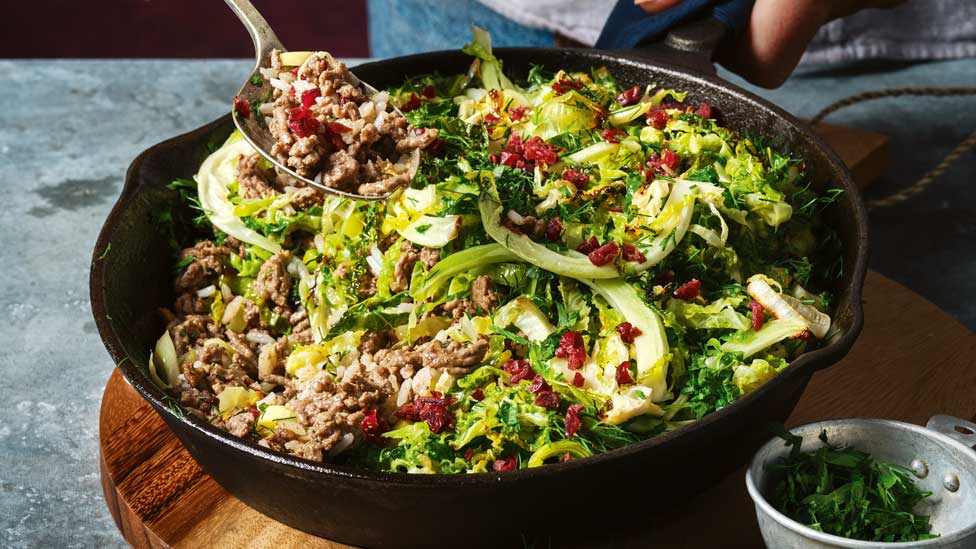 ​​One-pan cabbage casserole