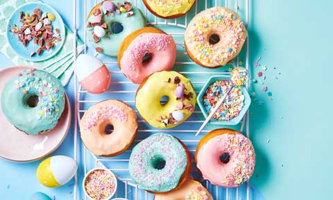 Easter doughnuts