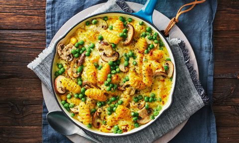 Quick one pan pumpkin gnocchi bake