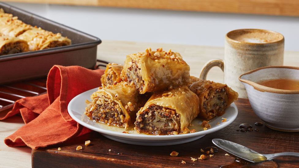 Chocolate baklava