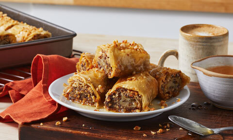 Chocolate baklava