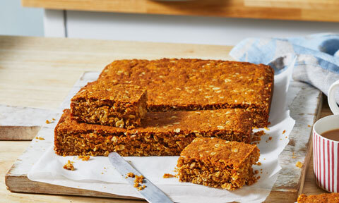 Coconut oat slice