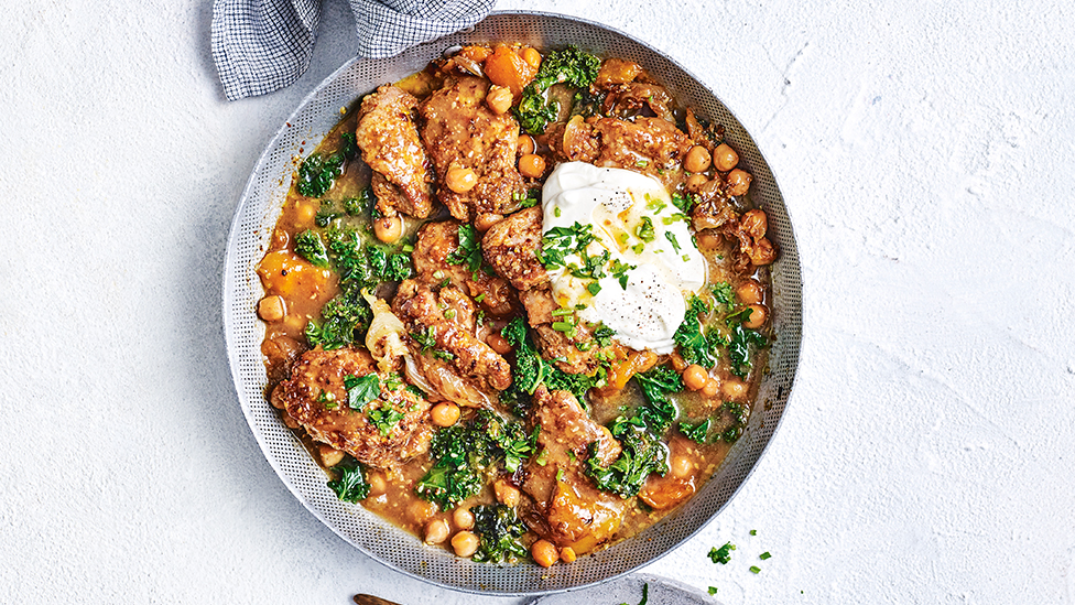 Apricot Chicken and Chickpea Tagine Recipe Coles