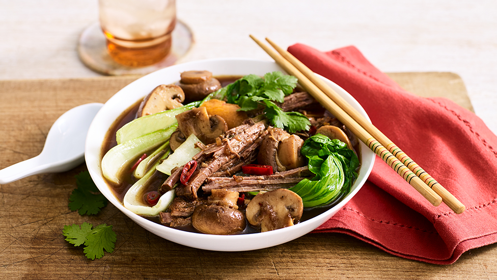 Asian beef roast pot