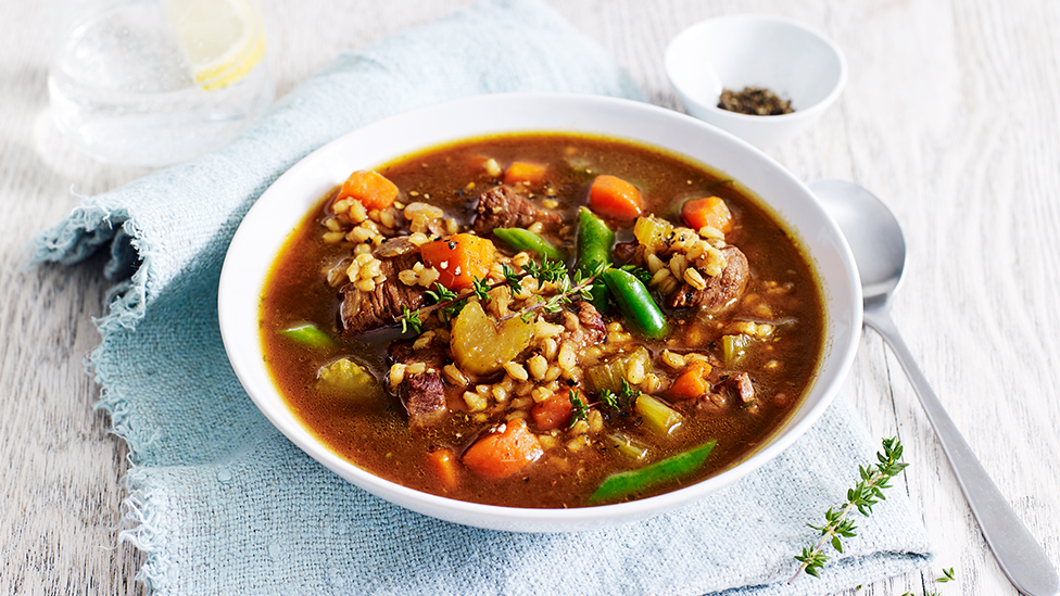 Beef and barley soup