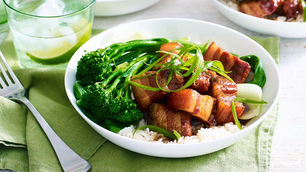 Caramel pork belly