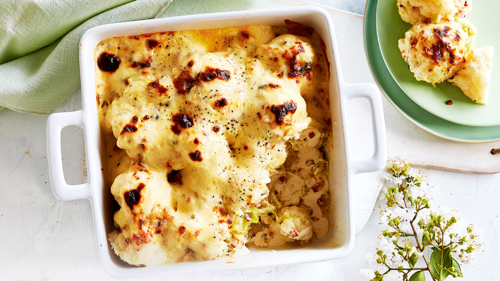 Cauliflower, Leek and Blue Cheese Bake Recipe Coles