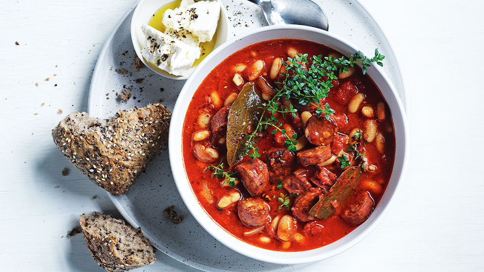 Chorizo and bean stew