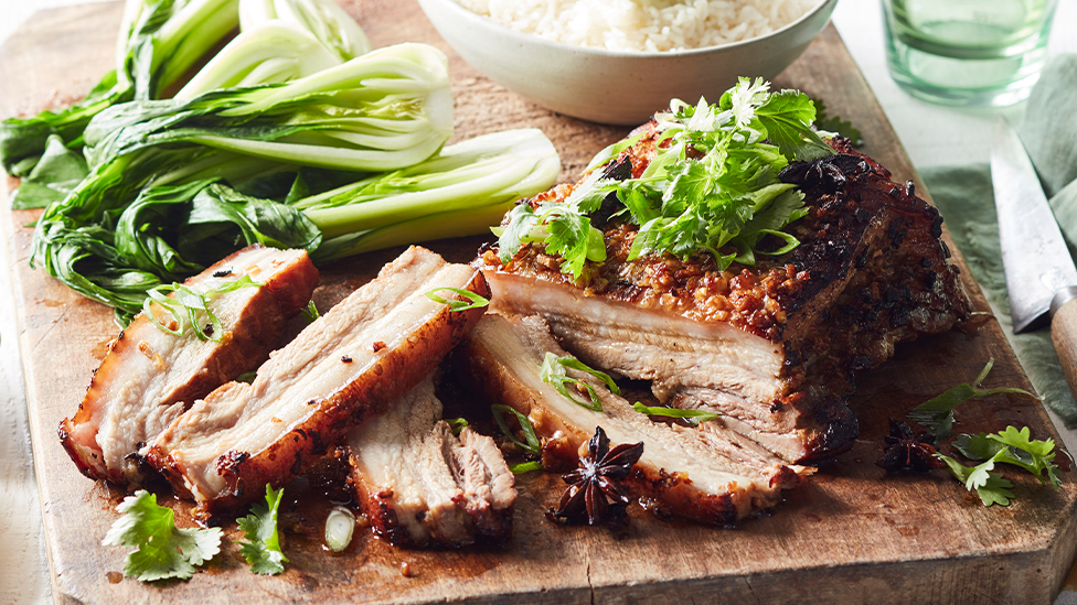 Coconut and star anise pork belly
