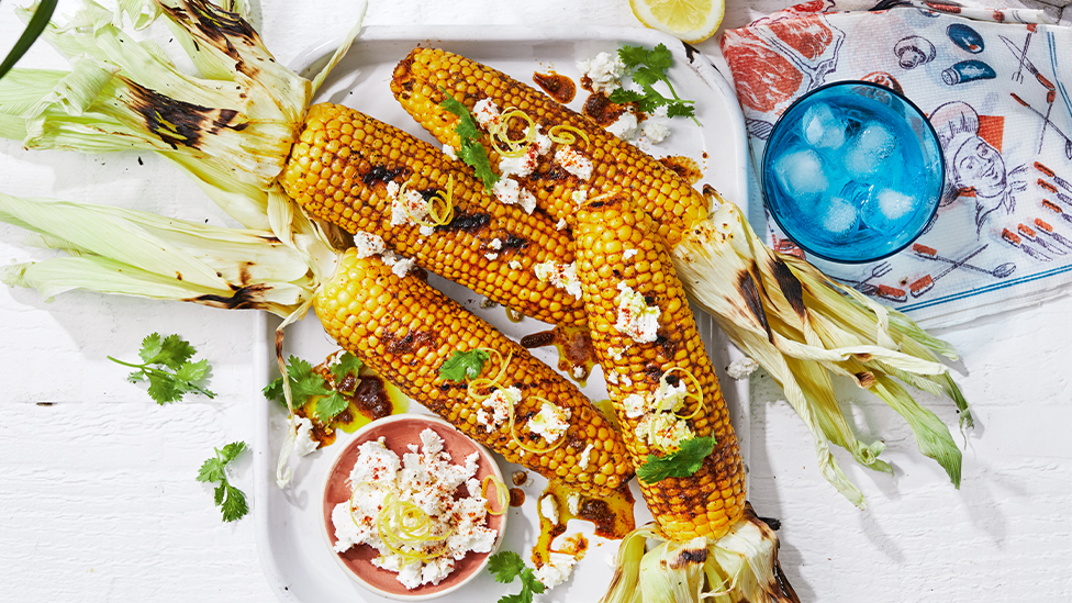 Corn with Cajun spices