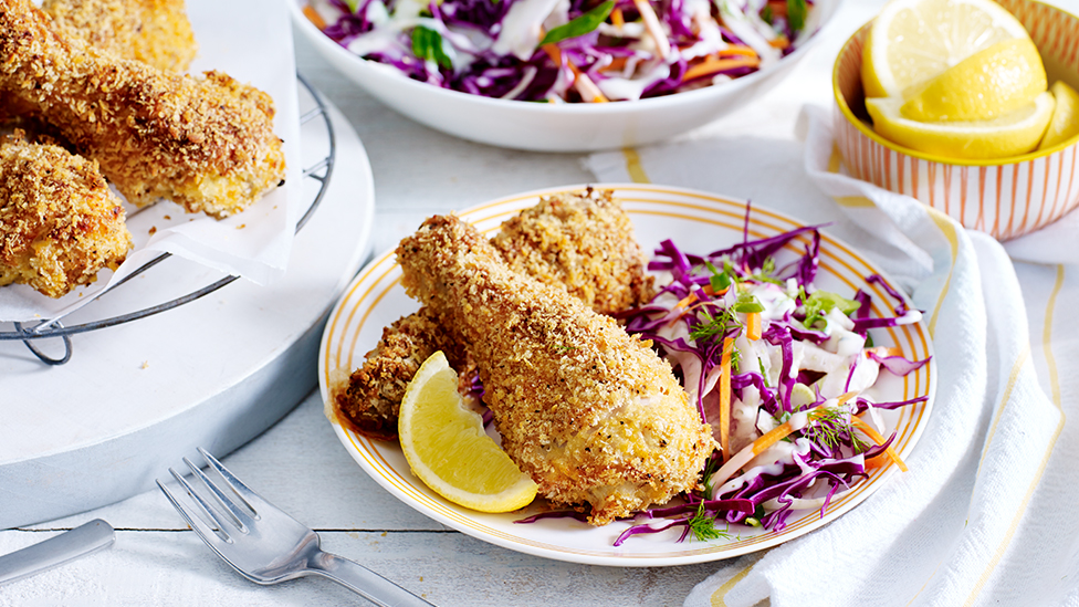 Crunchy Buttermilk Chicken Drumsticks with Fennel Slaw Recipe Coles