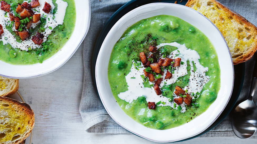 Ham and pea soup