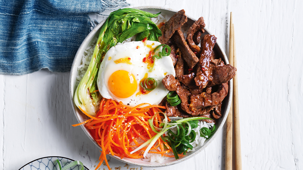 Korean beef rice bowl