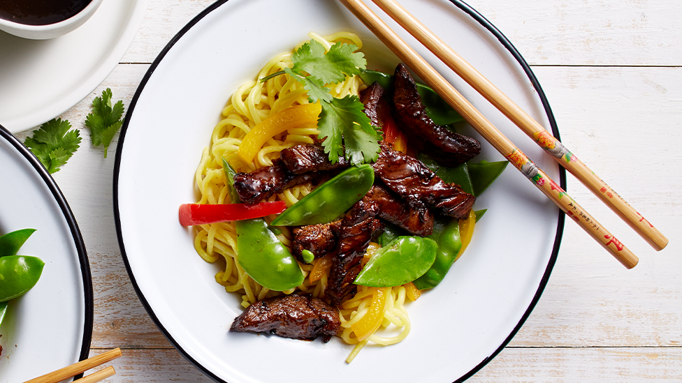 Korean beef stir-fry