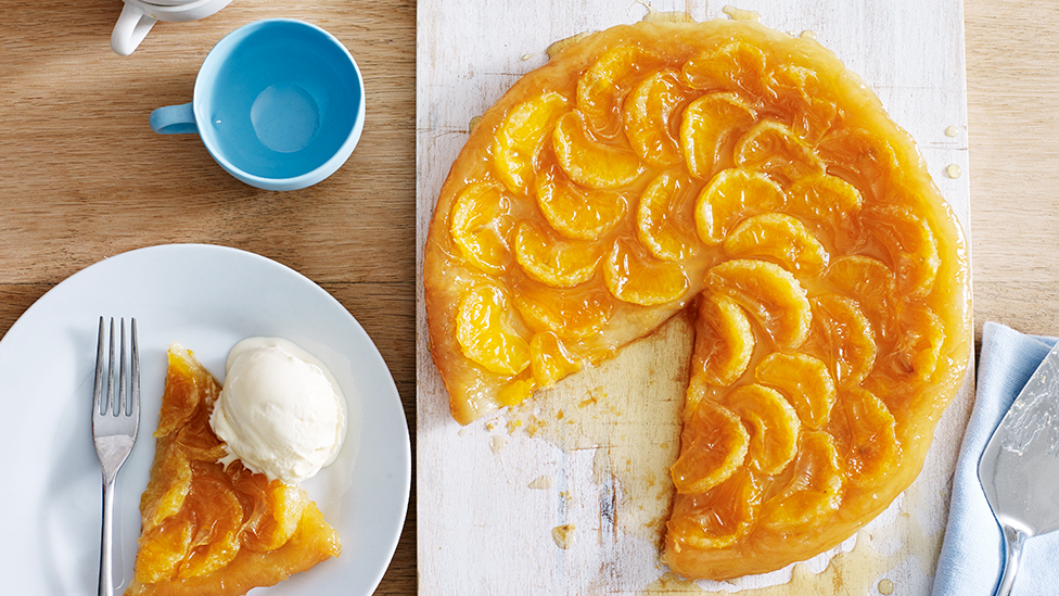 Mandarin tarte tatin