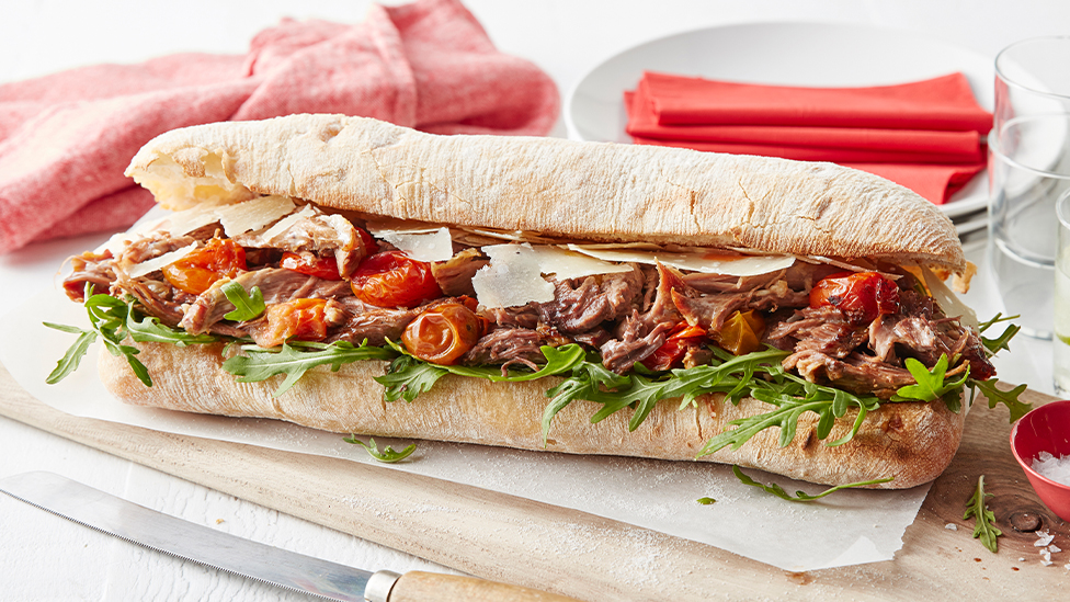 Mediterranean lamb sub