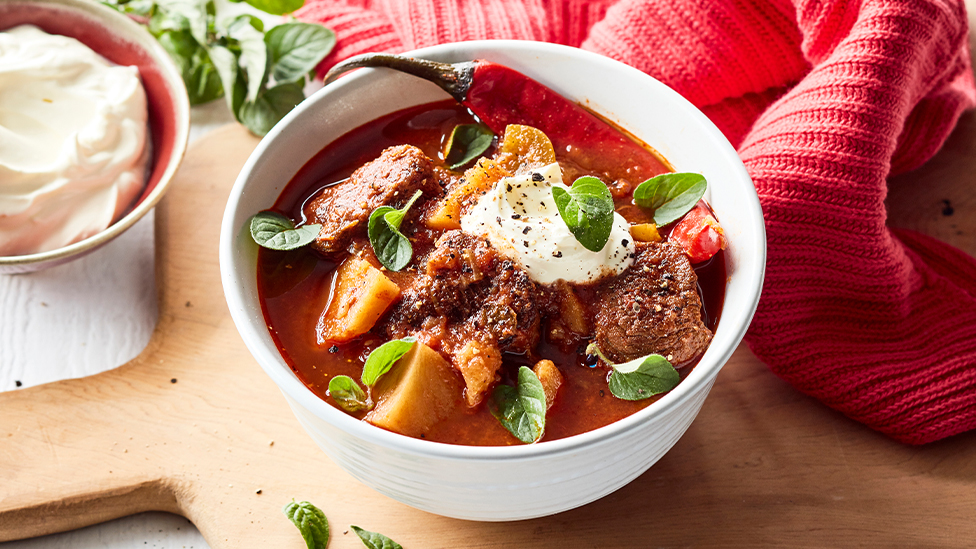 Mexican beef soup