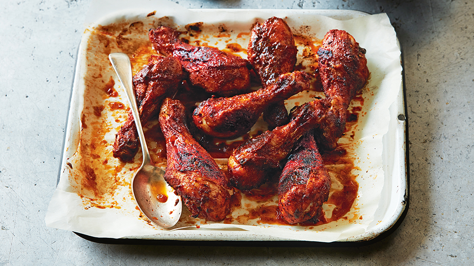 Mexican spiced chicken drumsticks