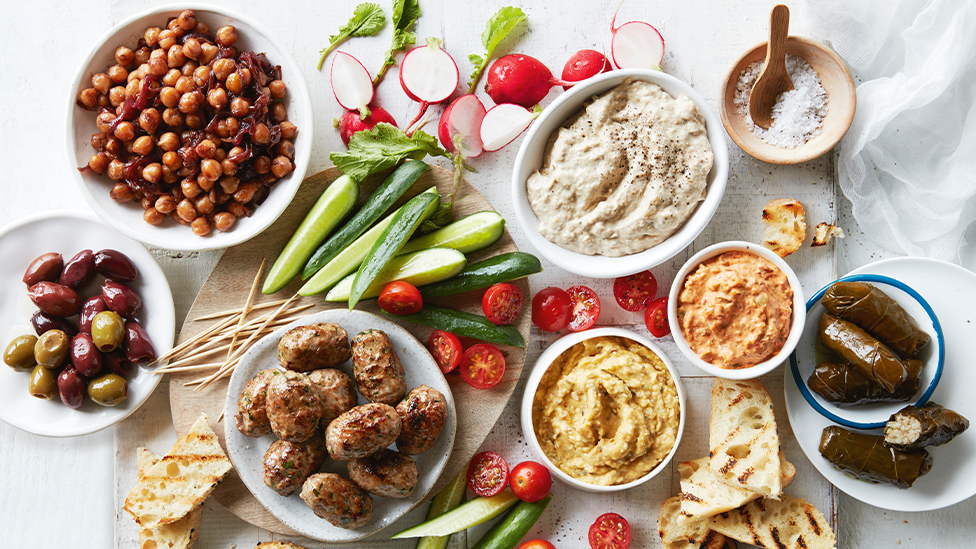 Middle Eastern entertaining platter