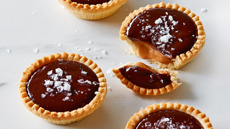 Mini salted caramel tarts