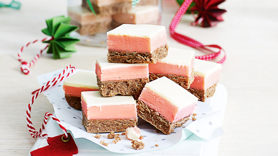 Neapolitan fudge