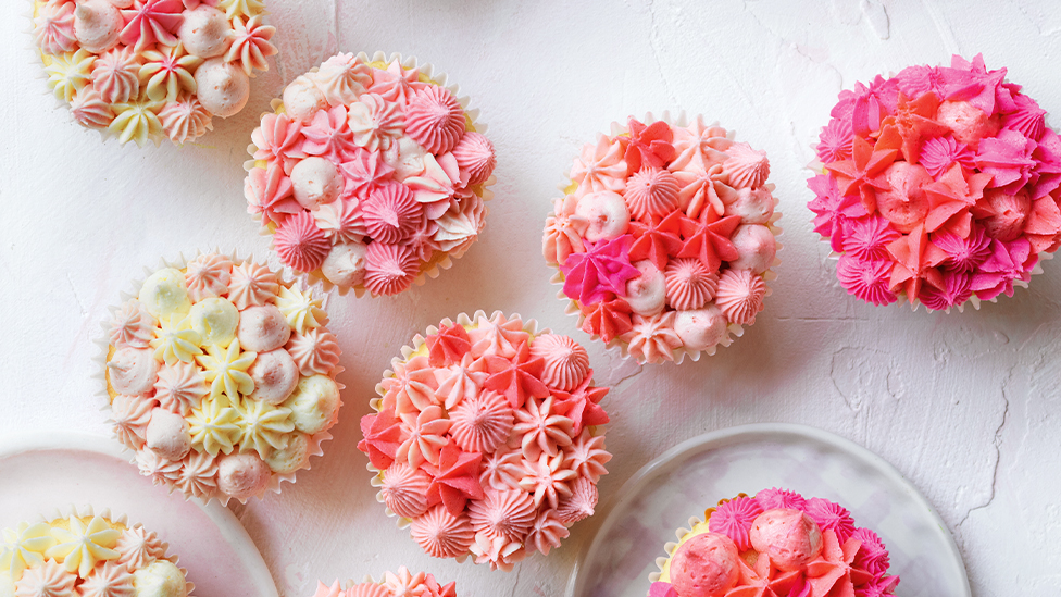 Ombre cupcakes