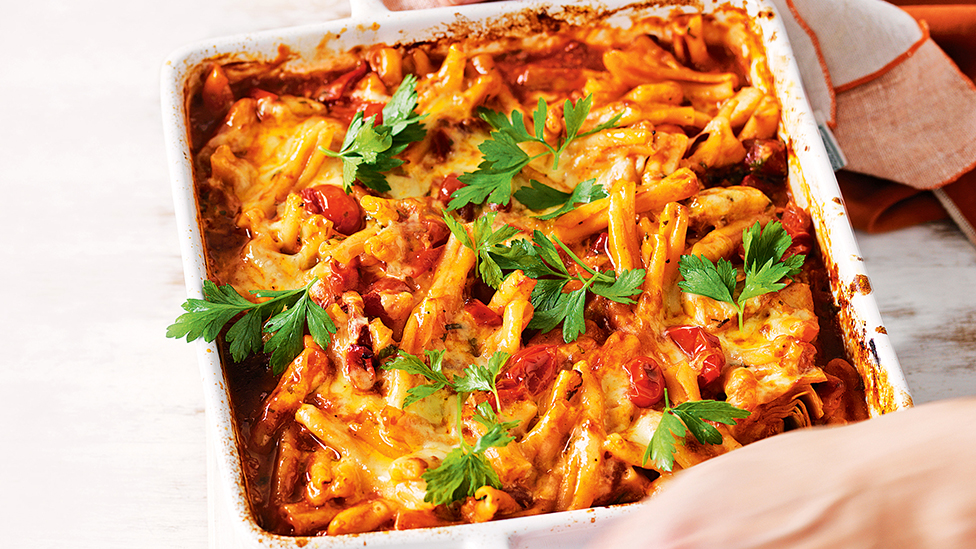 One-dish cheesy pasta