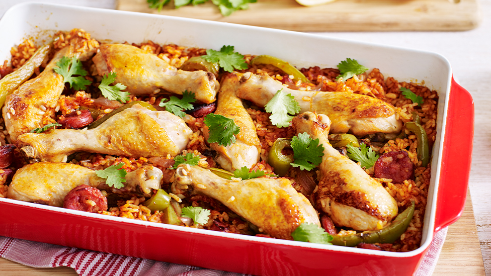 One-pan Spanish chicken and rice