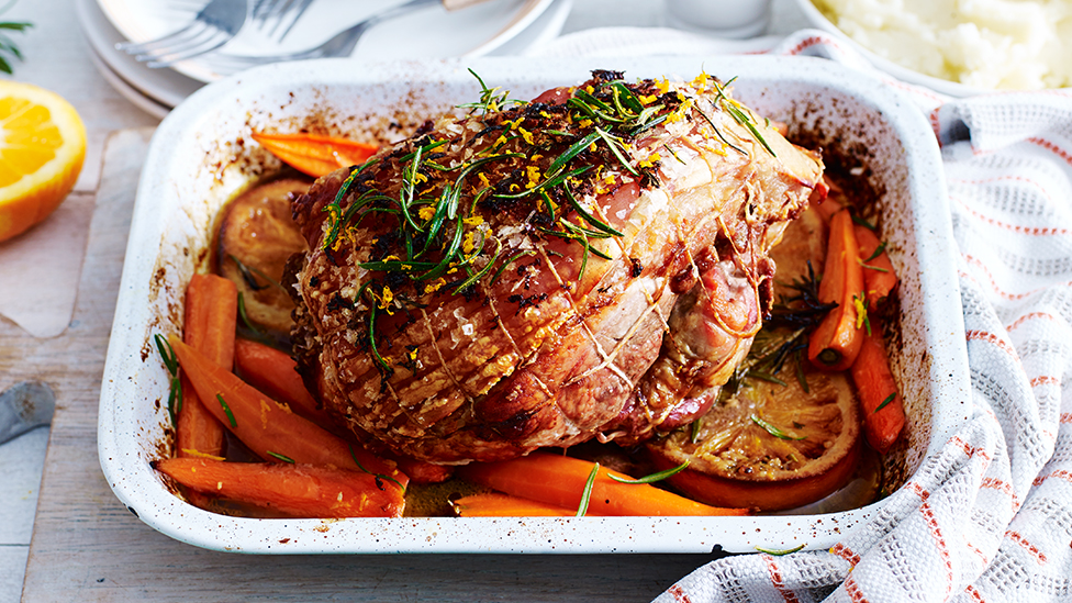 Orange and rosemary roast pork