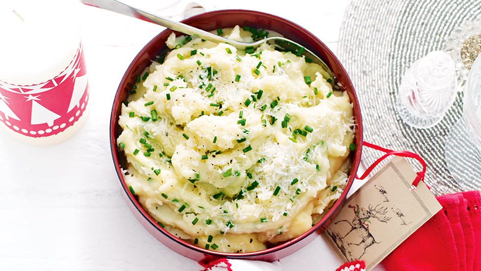 Parmesan and chive mash