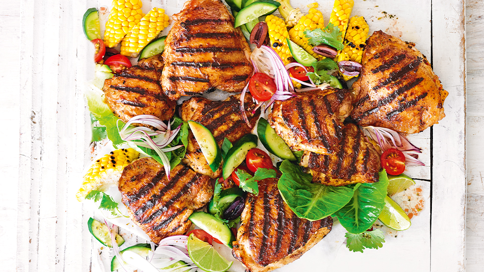 Peri-peri chicken with Spanish rice