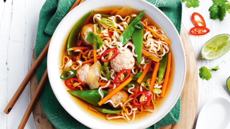 Pork ramen soup
