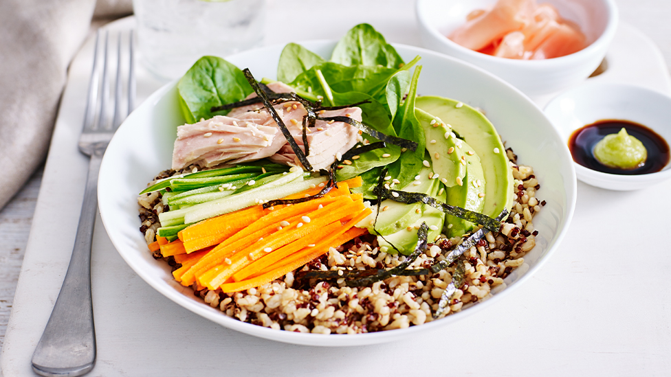 Quinoa sushi salad