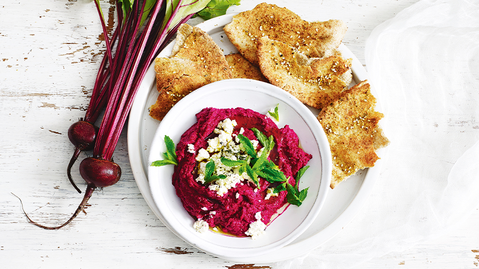 Roasted beetroot dip