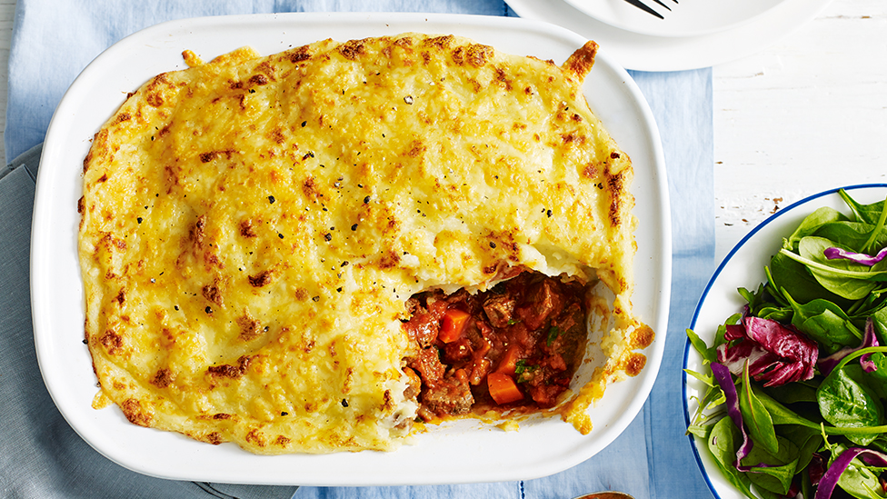 Shepherd's pie with slow-cooked lamb