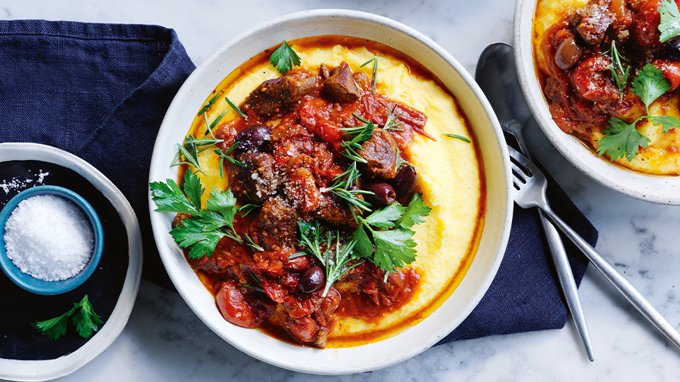 SlowCooked Lamb with Olives and Rosemary Recipe Coles
