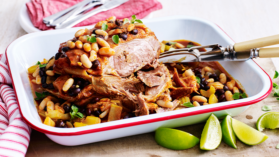 Slow-cooked Mexican lamb stew