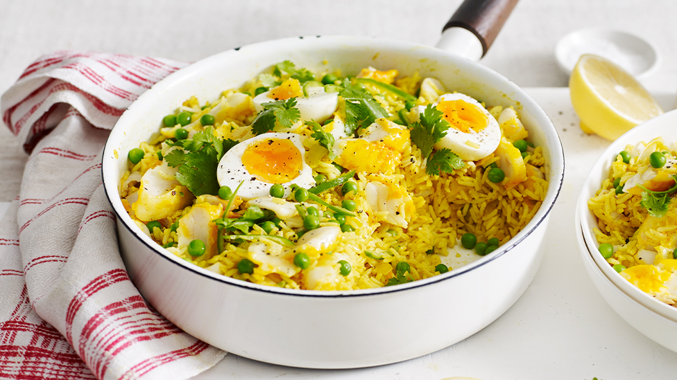 Smoked cod kedgeree