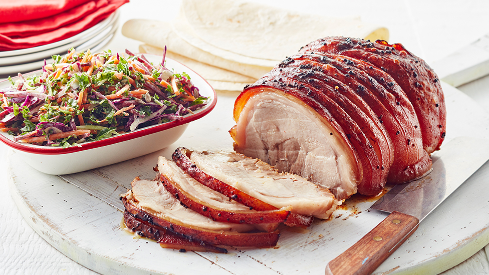Smoky bourbon barbecued pork