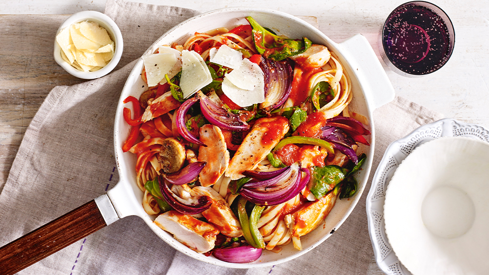 Smoky paprika chicken and pasta