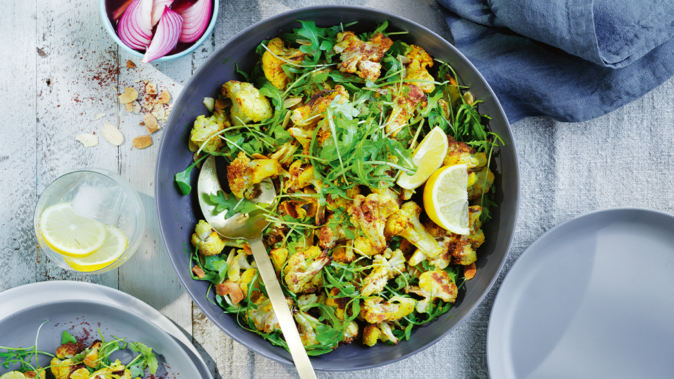 Courtney Roulston's Spiced cauliflower with pickled onions