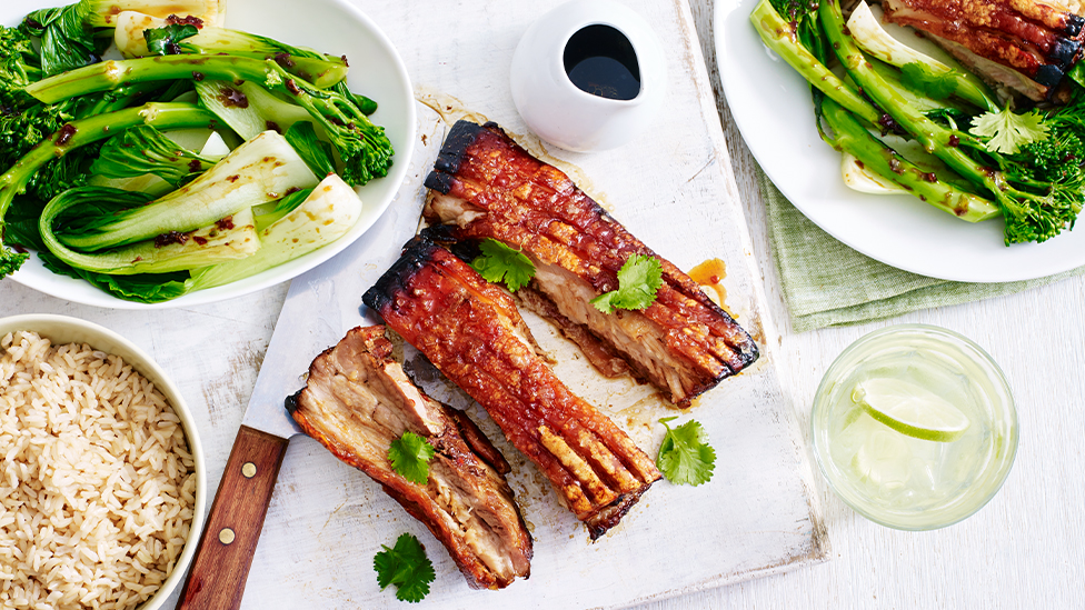 Spicy Korean pork belly