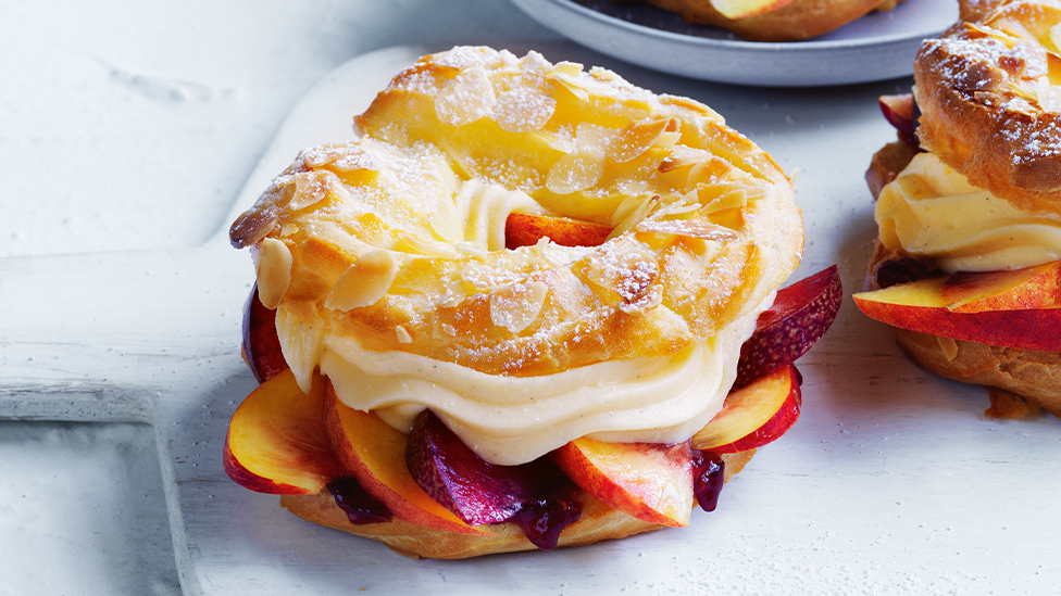 Curtis Stone's Stone fruit cream puffs